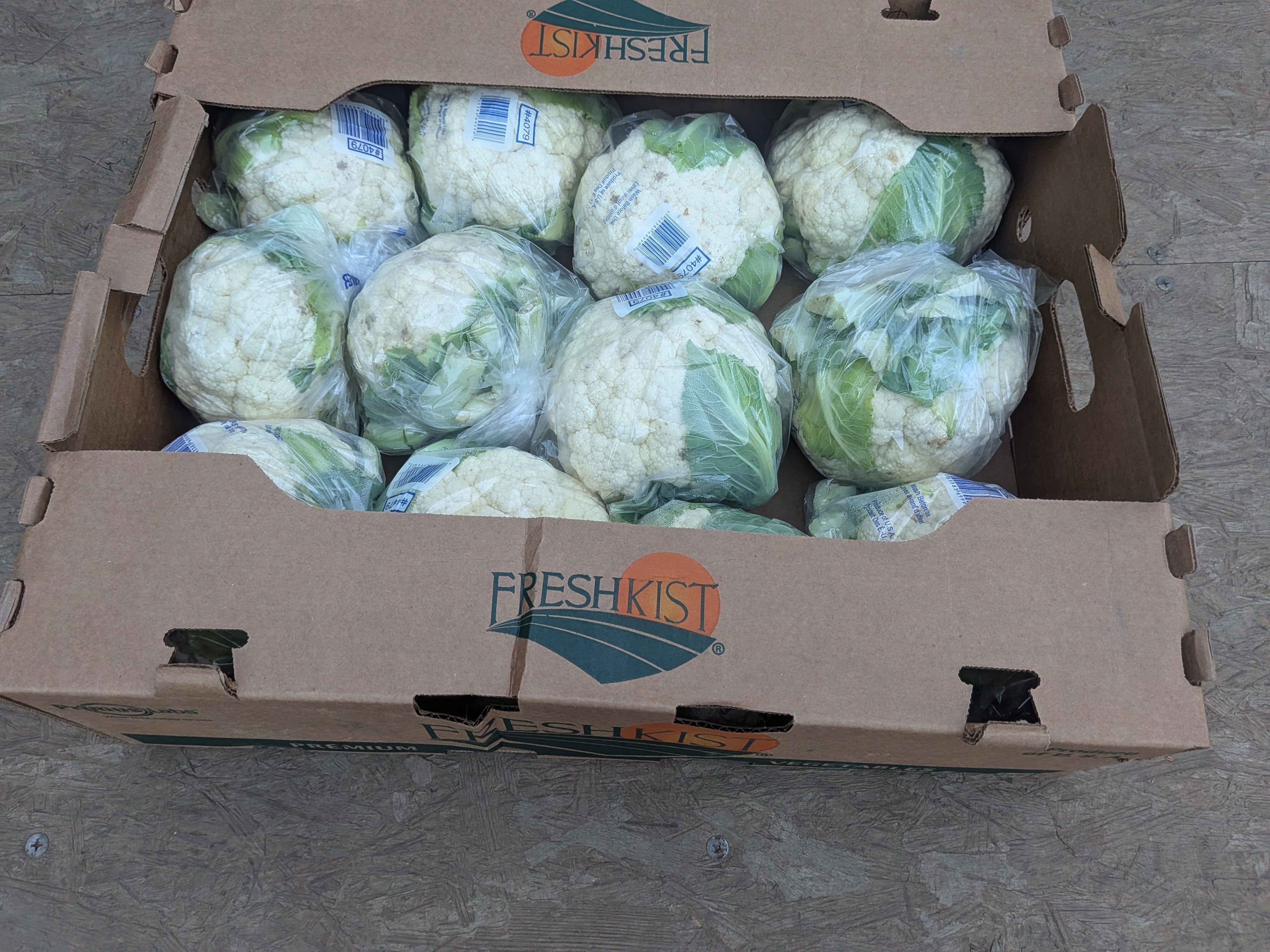 Cauliflower 12 heads Vegetables