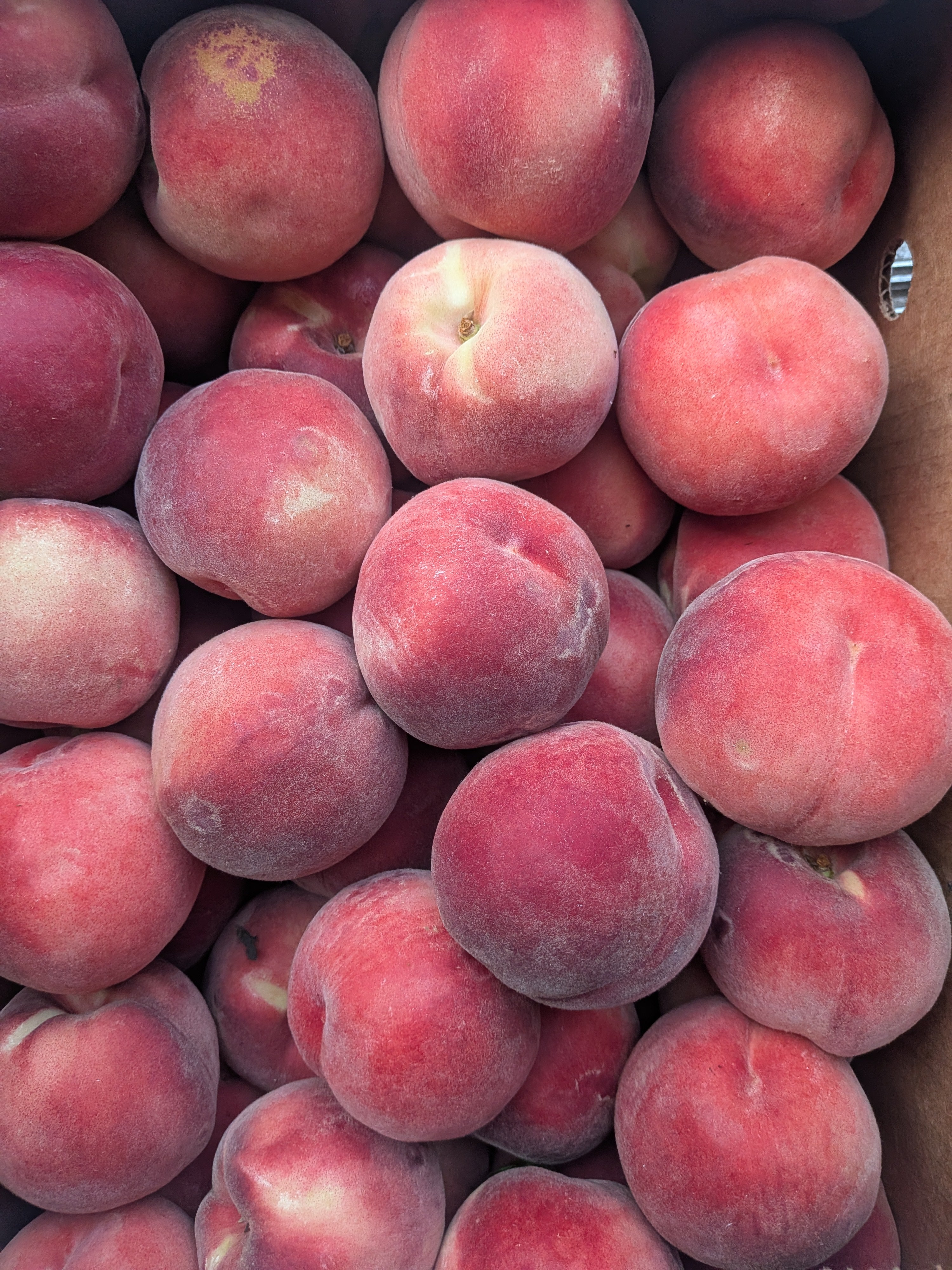 Peaches organic white 20 pounds